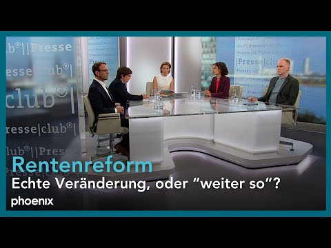 Presseclub: Am Kipp-Punkt - Wie sichern wir die Rente? | 10.08.25