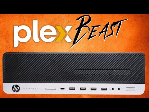 This HP ELITEDESK 800 G4 is a Plex Server POWERHOUSE!