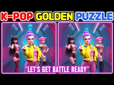 【틀린그림찾기 | 아이큐테스트】🎵 KPOP Golden Puzzle🧩 | 두뇌훈련퀴즈 · 퍼즐게임 · 치매예방 【다른그림찾기 | Spot the Difference Game】#25