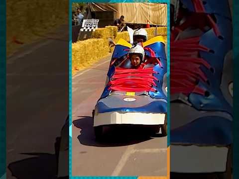 We rollin' in Jordans now! #redbullsoapboxrace