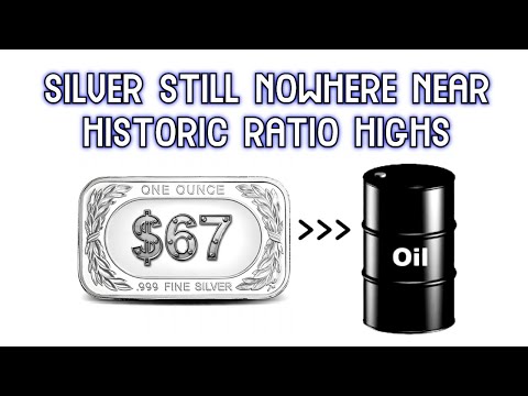 SD Bullion Market Update: Silver Oil Ratio Can Go Multiples Higher