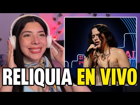 ROSALÍA EN VIVO ES UNA MARAVILLA! Reacción a ROSALÍA - Reliquia.