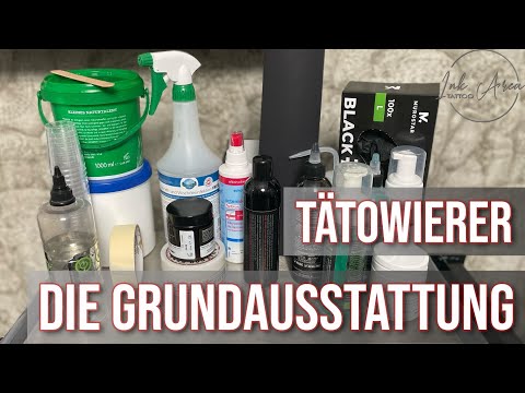 Grundausstattung für einen Tätowierer. Was brauchst Du ? Ich sag es dir.