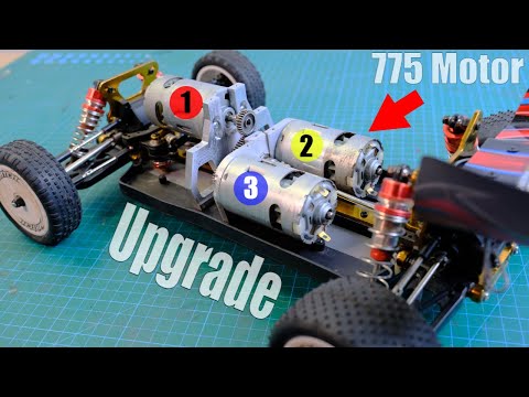 How to upgrade Wltoys 104001 with 3 775 Engines?