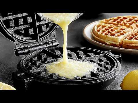 🍋 When you see this recipe, you'll definitely want to buy a waffle maker!