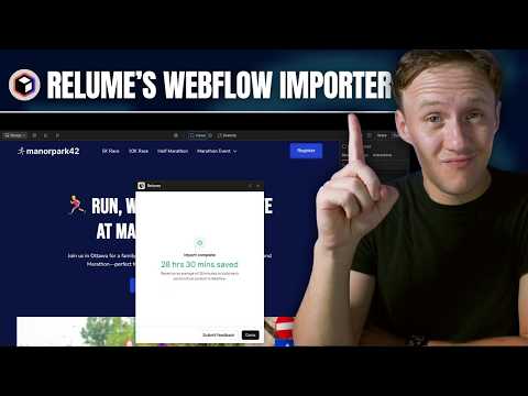 How To Import Your Relume Designs into Webflow!