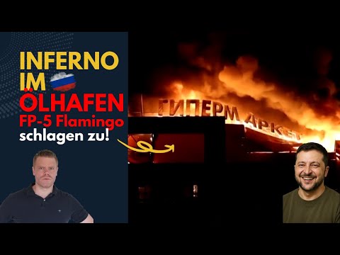 Inferno in russischem Ölhafen! Jeder Export gestoppt! Ukraine Lagebericht (520) und Q&A