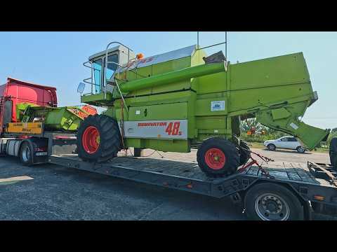 Transportation of Claas Dominator 48S | Difficult flight from Berezny to Khmelnytskyi region 🌾