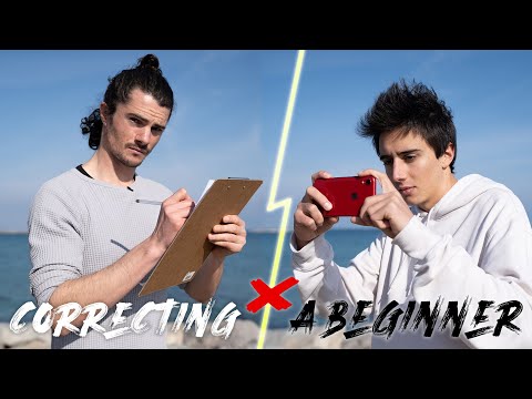 Correcting a Beginner's Filmmaking! (iPhone Demonstration)