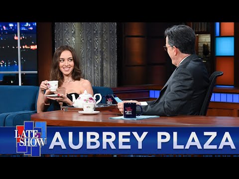 Tea at The Plaza - Aubrey Plaza Dishes on Her Co-Stars Jennifer Coolidge, Elizabeth Olsen and More