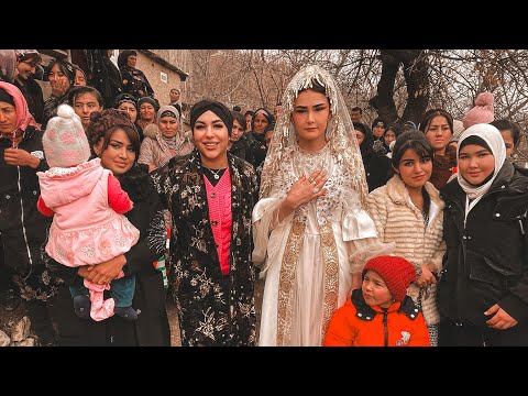 УЗБЕКИСТАН в снегу! Таджикская свадьба В ГОРАХ! КИШЛАЧНАЯ свадьба! ПЛОВ! Едем на УАЗИКАХ