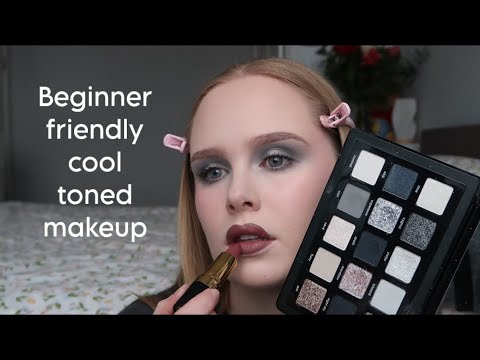 Cool toned makeup tutorial for beginners | step by step 