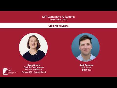From the MIT GenAI Summit: An Interview about our AI Future with Diane Greene, founder of VMware