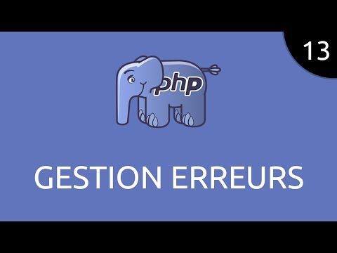PHP #13 - gestion erreurs