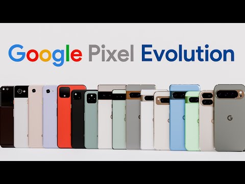 Evolution of Google Pixel from 2016 to 2024