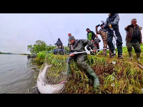 COLLECTED THE ENTIRE SHORE WHEN I WAS GETTING THIS MONSTER! FISHING IN KAMCHATKA 2025