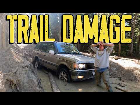 The Most Trail Damage We've Had - Range Rover vs TFL Mud Hole!