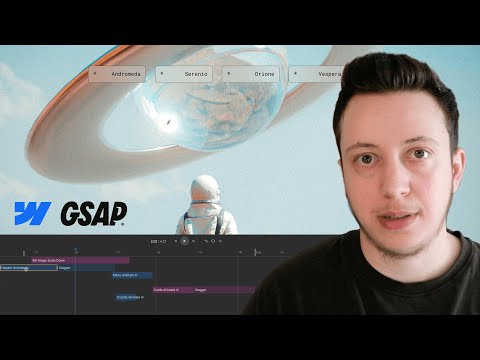 Creating GSAP-powered interactions with the new Webflow UI