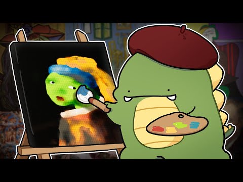 피카소, 반 고흐 , 미켈란젤로 그리고..공룡 🎨