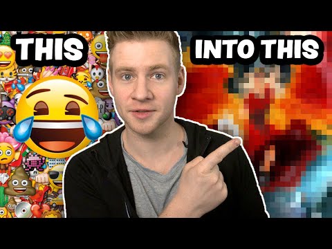 ARTWORKS made using EMOJI ONLY!??