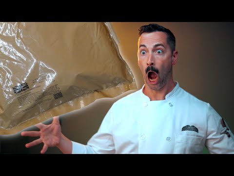 US Soldier Tries a British Ration for the first time ever!