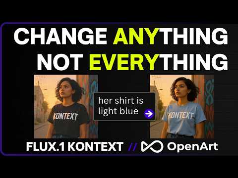 Change Anything in an Image with Flux Kontext on OpenArt (It's Impressive!)