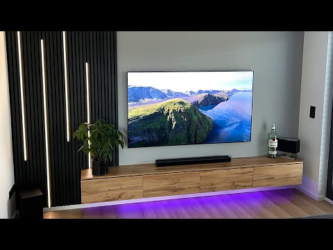 Wandpaneele / Akustikpaneele mit Beleuchtung! 💪🏼 - Hausbau VLOG #24 🏡