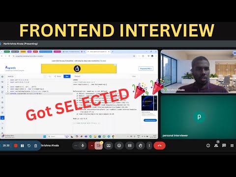 𝐅𝐑𝐄𝐒𝐇𝐄𝐑'𝐒 𝐅𝐫𝐨𝐧𝐭 𝐄𝐧𝐝 𝐃𝐞𝐯𝐞𝐥𝐨𝐩𝐞𝐫 𝐈𝐧𝐭𝐞𝐫𝐯𝐢𝐞𝐰 𝐍𝐨 - 𝟎𝟑 | ReactJS, Javascript, HTML,CSS |𝐆𝐨𝐭 𝐒𝐄𝐋𝐄𝐂𝐓𝐄𝐃🎉