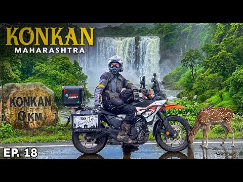 Haunted Konkan Monsoon Ride | Rain, Forests & Waterfalls on Motorcycle | EP 18
