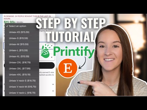 How to Create an Etsy Listing with Multiple Products utilizing Printify