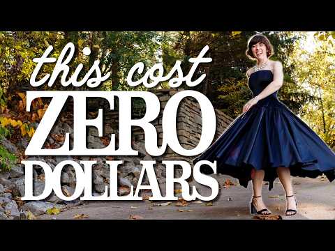 I Made a Black Tie Dress Out of Trash