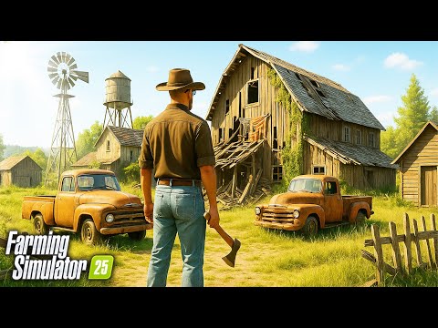 I spent 730 days rebuilding the farm with a truck and a chainsaw! Farming Simulator 25