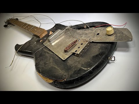 Restoration of a Completely Destroyed Bass Guitar