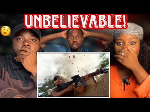 Reaction to U.S. Marines in Combat with Insurgents - Heavy Firefight in Afghanistan near Sangin