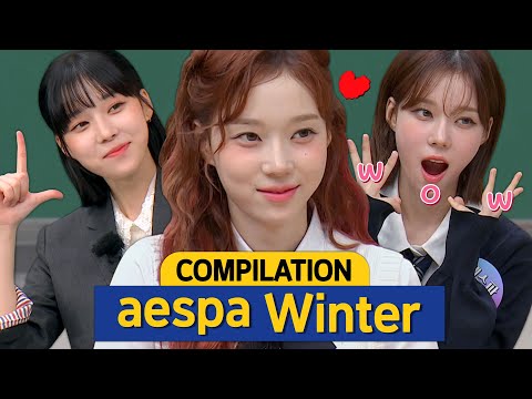[Knowing Bros] CUTE aespa Winter Compilation🥰
