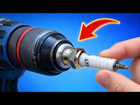Install a Spark Plug in Your Drill 😱!! The Amazing Hack Every Household Needs!