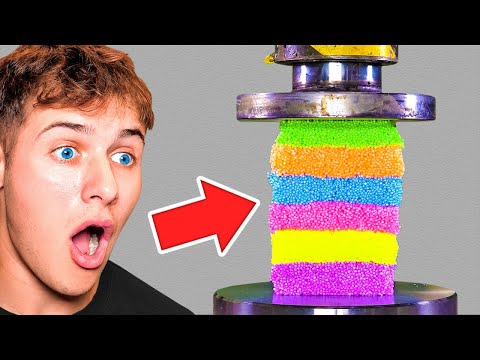 WORLD'S MOST SATISFYING HYDRAULIC PRESS Moments!