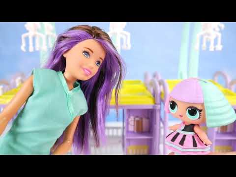 LOL OMG Makeover with DIY Racing A Party and Big Sister Fashion Doll