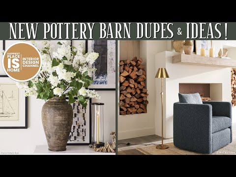 New Pottery Barn DUPES & Interior Design Ideas