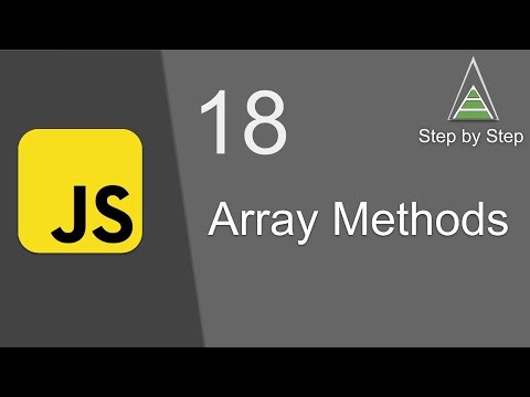 JavaScript Beginners Tutorial 18 | Array Methods