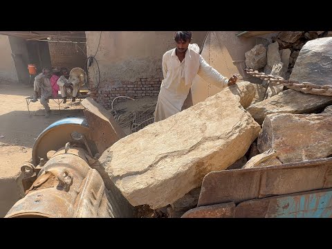 "Stone Crusher Machine: A Giant at Work"The Power of Stone: Machine Working in Action"#stonecrusher