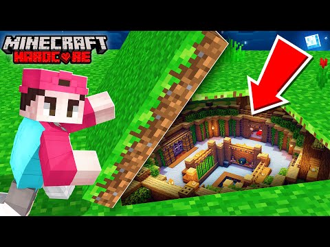 Ich BAUE eine GEHEIME BASE in MINECRAFT HARDCORE!