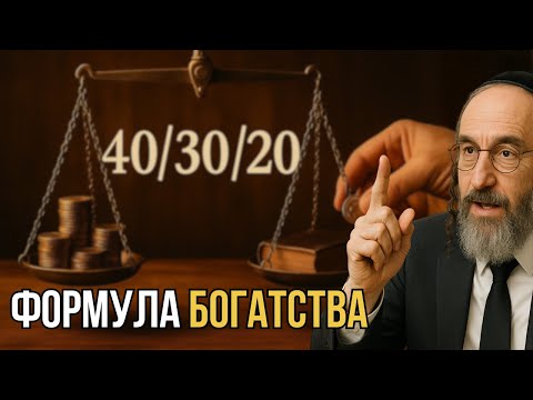 Это скрывают от людей! 40/30/20 — формула богатой жизни.