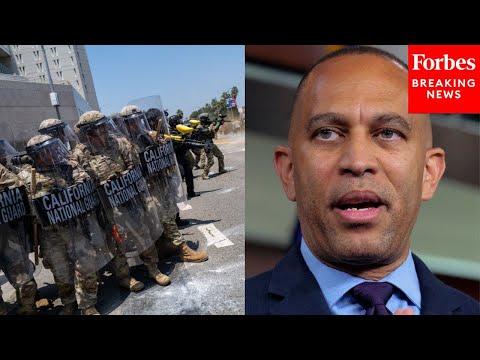 Hakeem Jeffries Asked About Potential Investigations Into The Handling Of Protests In Los Angeles