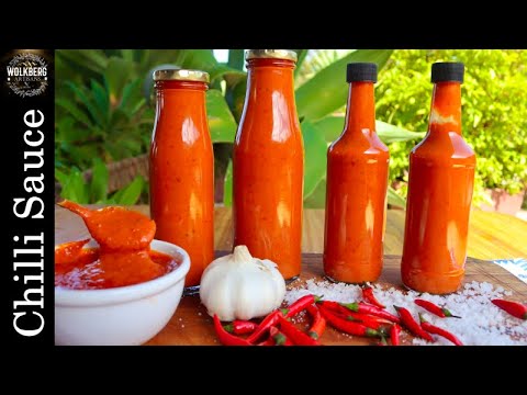How to make a HOT Chilli sauce | Hot sauce recipe | Buffalo sauce recipe | Peri-Peri recipe |