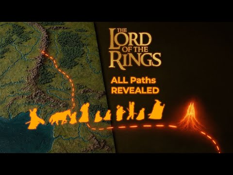 Every Journey in Lord of the Rings—Mapped in Miniature 👀
