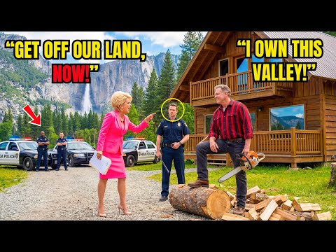 HOA Karen Called the Cops on My Remote Cabin — She Had NO Clue I Secretly Own the ENTIRE Valley