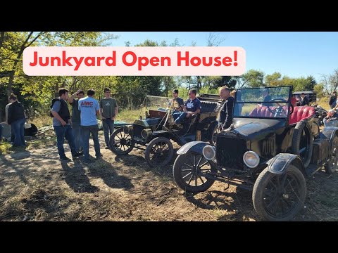 Junkyard Update: Open House Day! (Plus, Dad & I Went CRAZY Buying Model T's!)