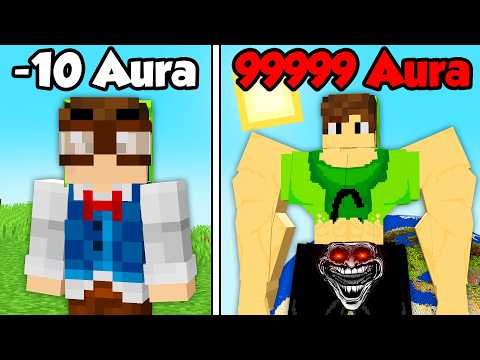 I ENTERED the AURA CIVILIZATION in Minecraft!