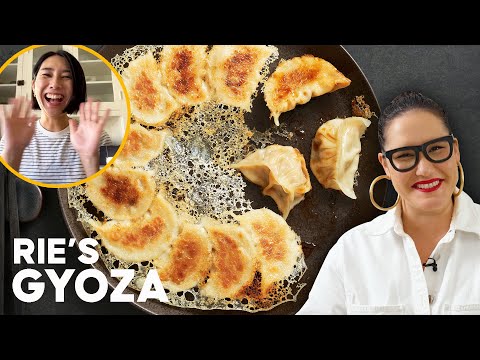 I'm Making Rie McClenny's GYOZA DUMPLING Recipe! | Japanese Potstickers | Marion's Kitchen